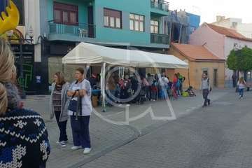 Desangelada clausura de la campaña de recogida juguetes en Telde (Foto Antonio Alí y TA)